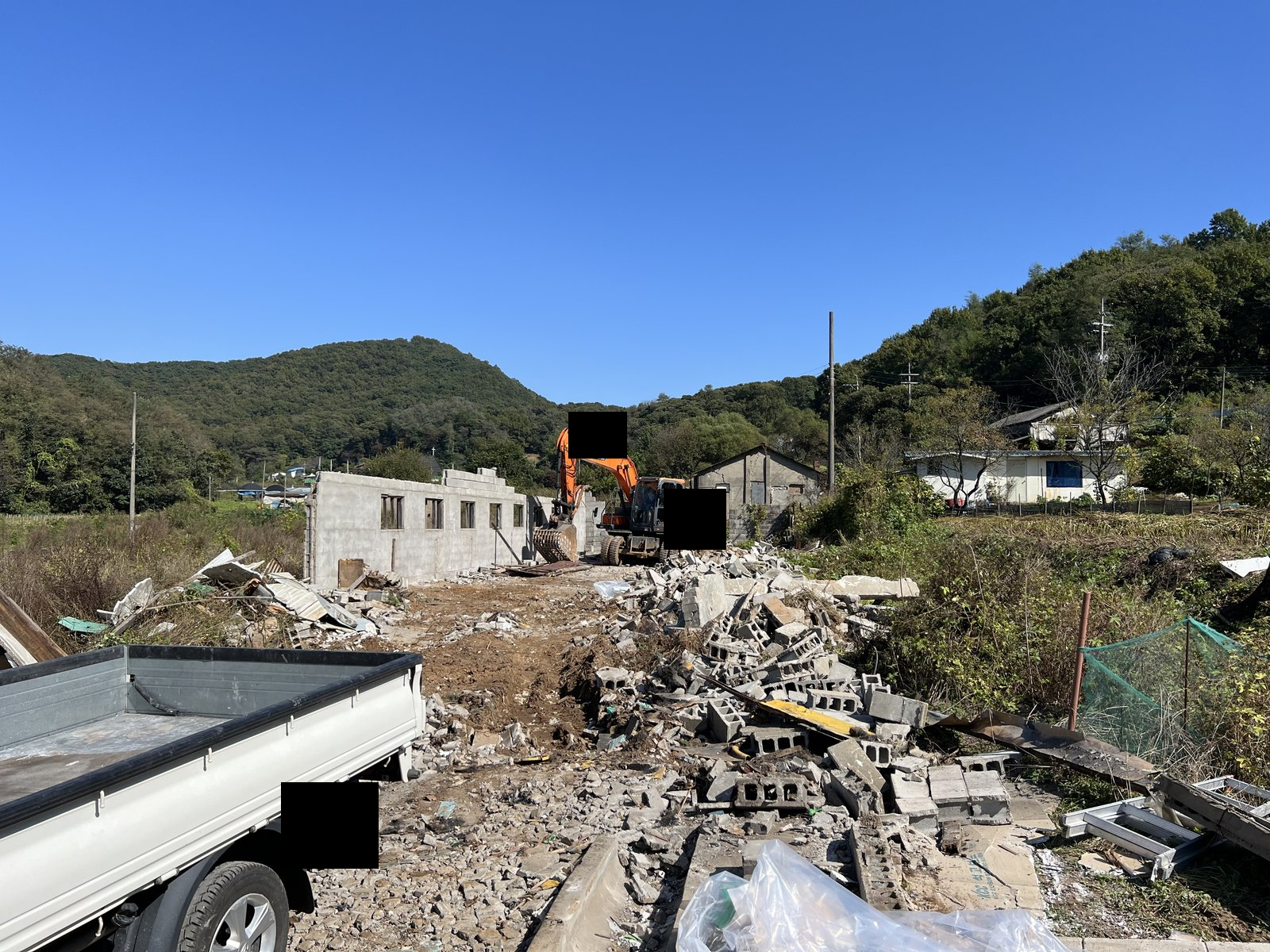 원우철거 보유 작업사진