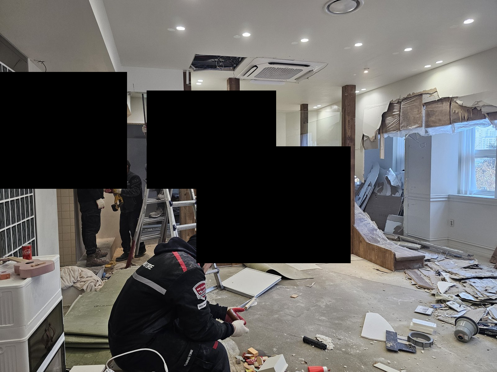 원우철거 보유 작업사진